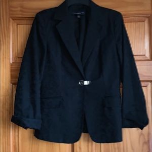 Trousers Etc Women’s 4 Black Damask Blazer